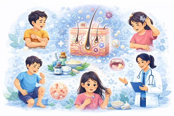 Homeopathic treatment for skin & hair